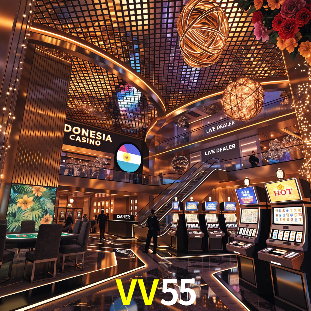 VV55 APK v4.7.5 - Screenshot UI modern dan intuitif Indonesia